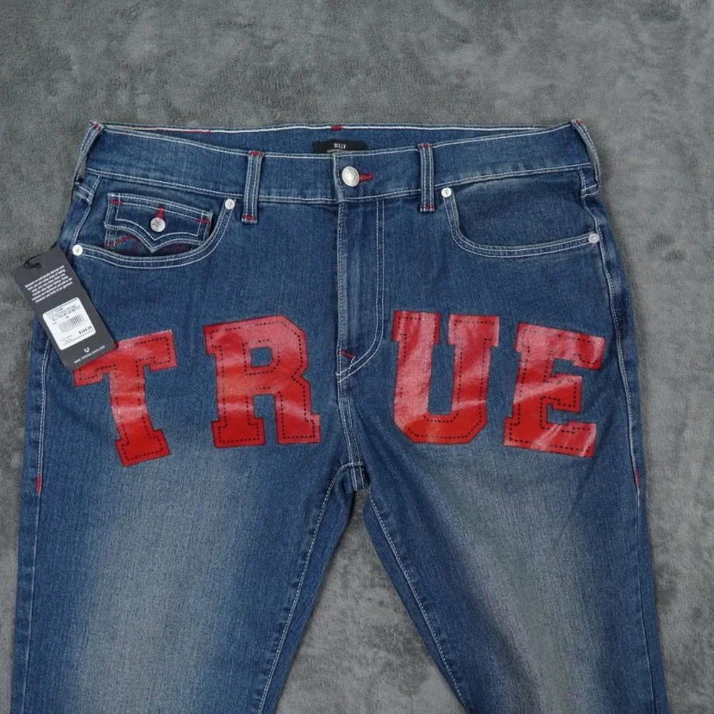 True Religion Billy Relaxed Bootcut Jean Men 36x34 Bootcut‎ Spellout Streetwear
